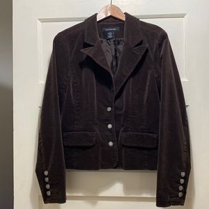 Calvin Klein corduroy blazer size L in brown